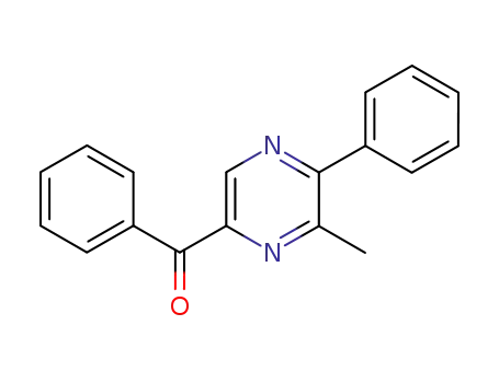 Molecular Structure of 108137-66-2 (methyl-2 phenyl-3 benzoyl-6 pyrazine)