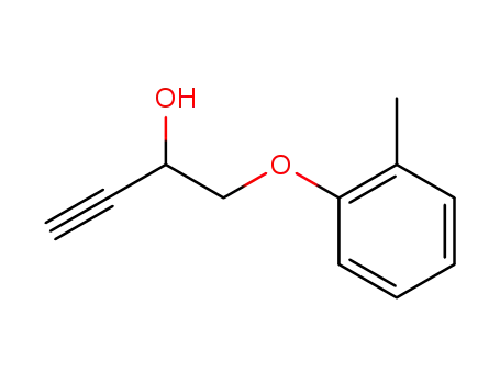 2-Hydroxy-1-(o-tolyloxy)-but-3-in