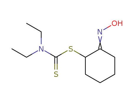 Diethyl-dithiocarbamic acid 2-[(E)-hydroxyimino]-cyclohexyl ester