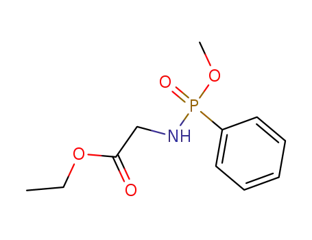 Glycine, N-(methoxyphenylphosphinyl)-, ethyl ester