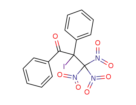Molecular Structure of 33512-46-8 (1,1,1-Trinitro-2-benzoyl-2-iod-2-phenylethan)