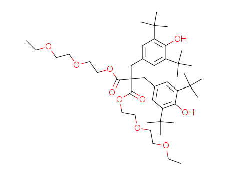 2,2-Bis-(3,5-di-tert-butyl-4-hydroxy-benzyl)-malonic acid bis-[2-(2-ethoxy-ethoxy)-ethyl] ester