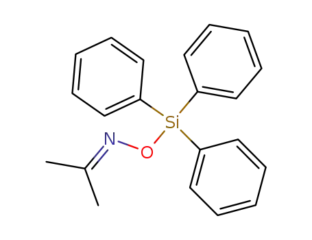 Molecular Structure of 7449-66-3 (2-Propanone, O-(triphenylsilyl)oxime)