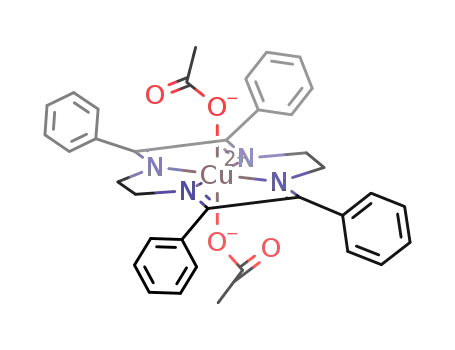 Cu(C<sub>6</sub>H<sub>5</sub>CNC<sub>2</sub>H<sub>4</sub>NCC<sub>6</sub>H<sub>5</sub>)2(CH<sub>3</sub>COO)2