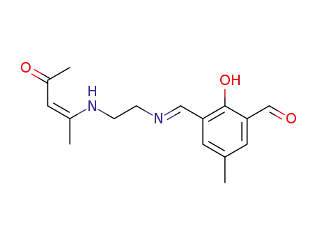 2-formyl-4-methyl-6-(4-methyl-2-oxo-5,8-diazanona-3,8-dienyl)phenol