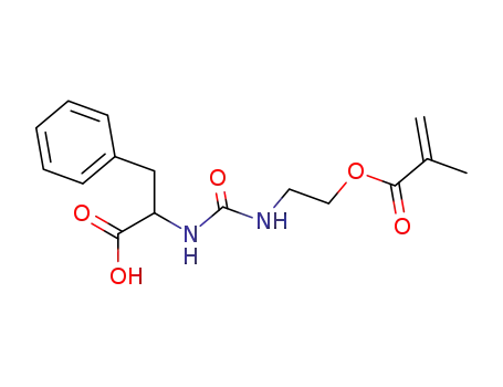 2-Methyl-acrylic acid 2-[3-(1-carboxy-2-phenyl-ethyl)-ureido]-ethyl ester