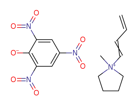 Molecular Structure of 109408-77-7 (1-buta-1,3-dien-ξ-yl-1-methyl-pyrrolidinium; picrate)