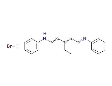 3-ethyl-5-anilino-penta-2,4-dienal-phenylimine; hydrobromide