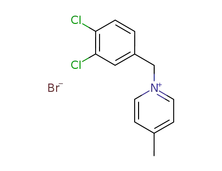 1-(3,4-dichloro-benzyl)-4-methyl-pyridinium; bromide