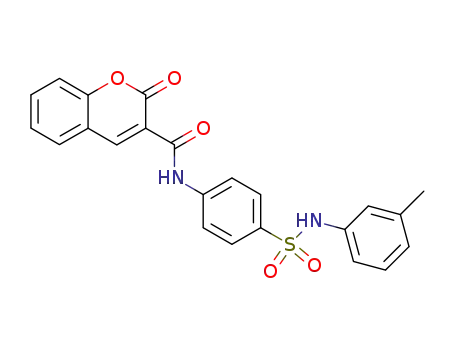 coumarin-3N-(4'-(N'-m-methylphenyl)sulphonamidophenyl)carboxamide