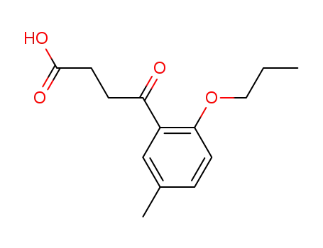 Molecular Structure of 875231-42-8 (4-(5-methyl-2-propoxy-phenyl)-4-oxo-butyric acid)