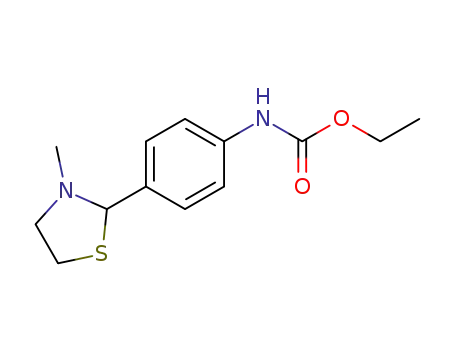 Ethyl [4-(3-methyl-1,3-thiazolidin-2-yl)phenyl]carbamate