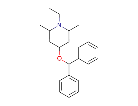 1-ethyl-4-benzhydryloxy-2,6-dimethyl-piperidine
