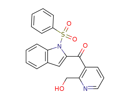 (1-Benzenesulfonyl-1H-indol-2-yl)-(2-hydroxymethyl-pyridin-3-yl)-methanone