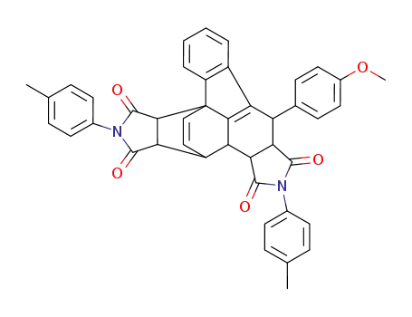 Molecular Structure of 80310-43-6 (C<sub>43</sub>H<sub>34</sub>N<sub>2</sub>O<sub>5</sub>)