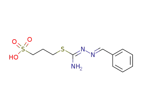 3-(amino-benzylidenehydrazono-methylsulfanyl)-propane-1-sulfonic acid