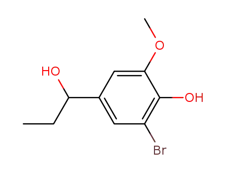 1-(3-bromo-4-hydroxy-5-methoxy-phenyl)-propan-1-ol