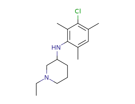 <i>N</i>-(1-ethyl-[3]piperidyl)-3-chloro-2,4,6-trimethyl-aniline