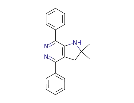 1,4-Diphenyl-7,7-dimethyl-7,8-dihydro-pyrrolo<2,3-d>pyridazin