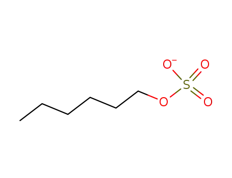 Molecular Structure of 20641-88-7 (sulfuric acid monohexyl ester; deprotonated form)