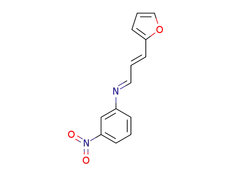 Molecular Structure of 90736-46-2 (Benzenamine, N-[3-(2-furanyl)-2-propenylidene]-3-nitro-)
