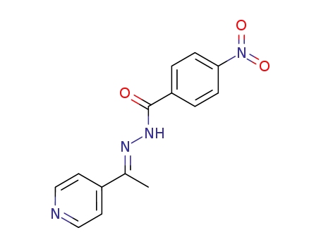 Molecular Structure of 109354-54-3 (4-nitro-benzoic acid-[(1-[4]pyridyl-ethylidene)-hydrazide])