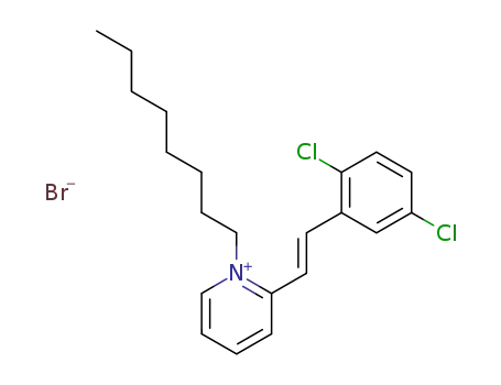 2-(2,5-dichloro-<i>trans</i>-styryl)-1-octyl-pyridinium; bromide