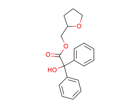 Molecular Structure of 101894-18-2 (benzilic acid tetrahydrofurfuryl ester)