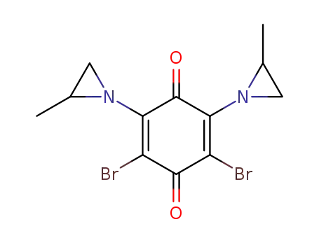 2,6-dibromo-3,5-bis-(2-methyl-aziridin-1-yl)-[1,4]benzoquinone