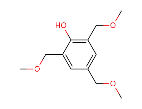 Molecular Structure of 109185-69-5 (Phenol, 2,4,6-tris(methoxymethyl)-)