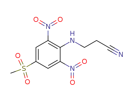 methyl 4-(2'-cyanoethylamino)-3,5-dinitrophenyl sulfone