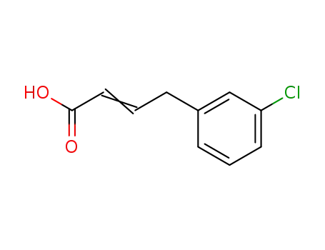 Molecular Structure of 136294-95-6 ((E)-4-(3-Chloro-phenyl)-but-2-enoic acid)