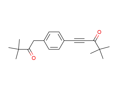 4,4-dimethyl-1-(p-pyvaloylmethylphenyl)pent-1-yn-3-one