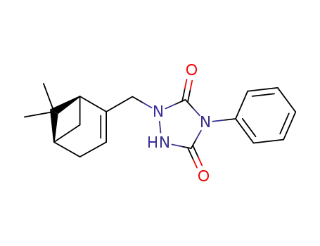 1-(6,6-Dimethylbicyclo<3.1.1>hept-2-en-2-ylmethyl)-4-phenyl-1,2,4-triazolidine-3,5-dione