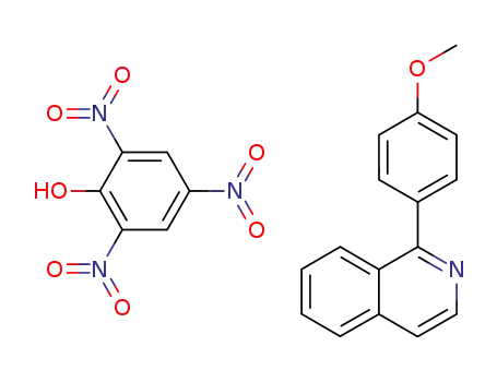 1-(4-methoxy-phenyl)-isoquinoline; picrate
