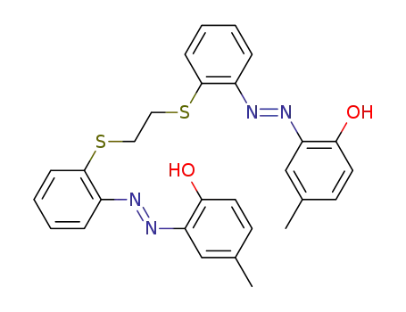 Phenol, 2,2'-[1,2-ethanediylbis(thio-2,1-phenyleneazo)]bis[4-methyl-