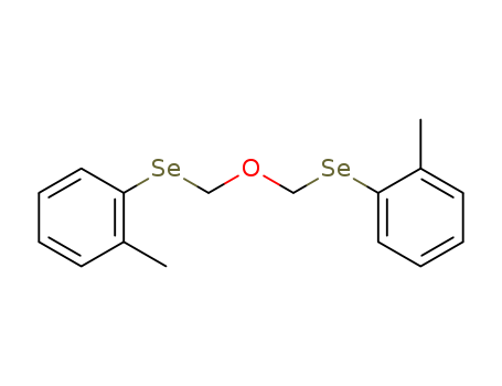 Benzene, 1,1'-[oxybis(methyleneseleno)]bis[2-methyl-