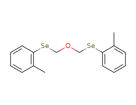 Molecular Structure of 82745-55-9 (Benzene, 1,1'-[oxybis(methyleneseleno)]bis[2-methyl-)