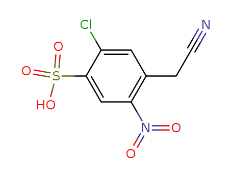 2-chloro-5-nitro-4-cyanomethylbenzenesulfonic acid