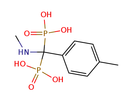 Molecular Structure of 140172-54-9 (p-Tolyl(methylamino)methylene-bis-phosphonic anhydride)