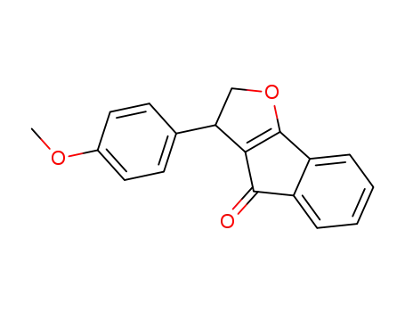 3-(4-methoxy-phenyl)-2,3-dihydro-indeno[1,2-<i>b</i>]furan-4-one