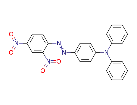 Molecular Structure of 110320-97-3 (Benzenamine, 4-[(2,4-dinitrophenyl)azo]-N,N-diphenyl-)