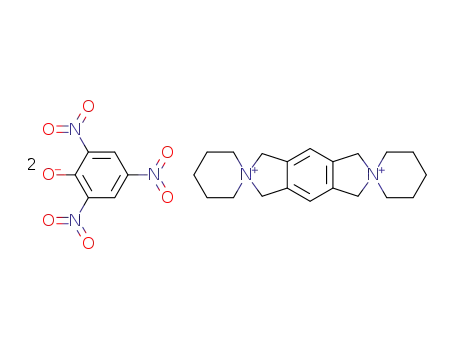 5',7'-dihydro-1'<i>H</i>,3'<i>H</i>-dispiro[piperidinium-1,2'-pyrrolo[3,4-<i>f</i>]isoindole-6',1''-piperidinium]; dipicrate