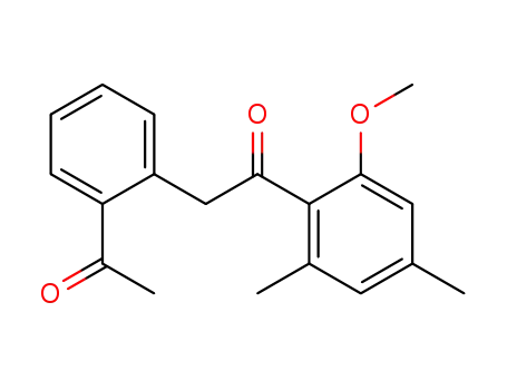 (o-acetylphenyl)-2 dimethyl-2',4' methoxy-6' acetophenone
