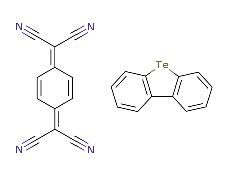 Molecular Structure of 92588-81-3 (dibenzotellurophene * 7,7,8,8-tetracyano-p-quinodimethane)