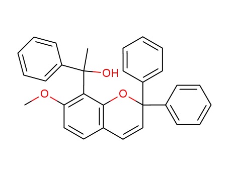 1-(7-Methoxy-2,2-diphenyl-2H-chromen-8-yl)-1-phenyl-ethanol