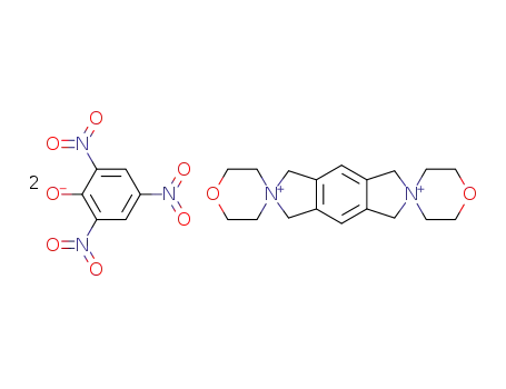 5',7'-dihydro-1'<i>H</i>,3'<i>H</i>-dispiro[morpholinium-4,2'-pyrrolo[3,4-<i>f</i>]isoindole-6',4''-morpholinium]; dipicrate