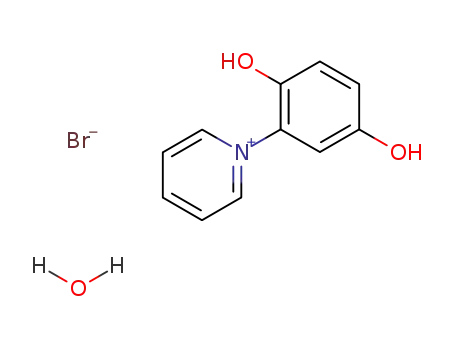 Molecular Structure of 42898-22-6 (1-(2,5-dihydroxy-phenyl)-pyridinium; bromide)