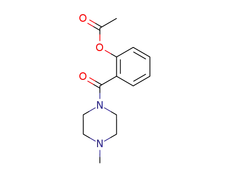 1-(2-acetoxy-benzoyl)-4-methyl-piperazine