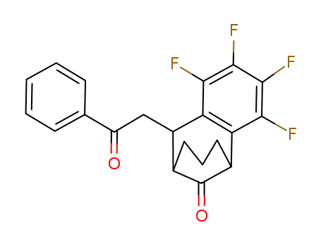 2-phenacyl-3,4,5,6-tetrafluorobenzobicyclo<3.3.1>non-3-en-9-one